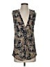 Ember 100% Polyester Blue Sleeveless Blouse Size S - photo 1
