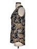 Ember 100% Polyester Blue Sleeveless Blouse Size S - photo 5