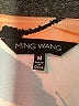 MING WANG Print Orange Long Sleeve Blouse Size M - photo 7