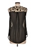 Edge 100% Polyester Tan Sleeveless Blouse Size L - photo 2