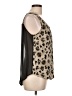 Edge 100% Polyester Tan Sleeveless Blouse Size L - photo 4