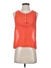 Chloe K 100% Polyester Orange Sleeveless Blouse Size S - photo 1