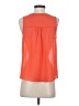 Chloe K 100% Polyester Orange Sleeveless Blouse Size S - photo 2