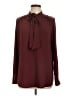 Mossimo Burgundy Long Sleeve Blouse Size L - photo 1