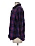 L.L.Bean 100% Cotton Plaid Purple Long Sleeve Button-Down Shirt Size M (petite) - photo 5