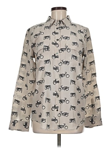 Equipment Long Sleeve Button-Down Shirt (view 1)