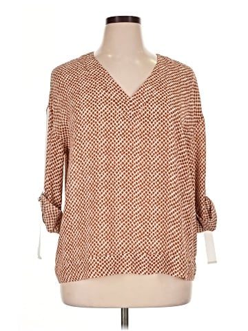 Worthington 3/4 Sleeve Blouse (view 1)