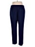 Anne Klein Solid Blue Dress Pants Size 16 - photo 2