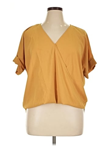Zenana Short Sleeve Blouse (view 1)