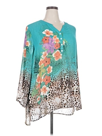 Soft Surroundings 3/4 Sleeve Blouse (view 1)