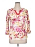 Great Northwest White 3/4 Sleeve Blouse Size XL - photo 1