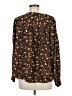 Knox Rose Brown Long Sleeve Blouse Size M - photo 2