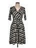 Sandra Darren Houndstooth Black Casual Dress Size 10 - photo 1