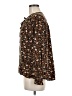 Knox Rose Brown Long Sleeve Blouse Size M - photo 5