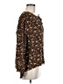 Knox Rose Brown Long Sleeve Blouse Size M - photo 4