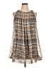Karin Stevens 100% Polyester Tweed Tan Casual Dress Size 14 - photo 1