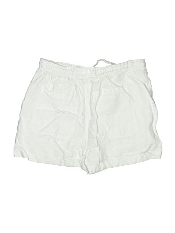 Madewell Pull-On Drawstring Shorts in 100% Linen (view 2)