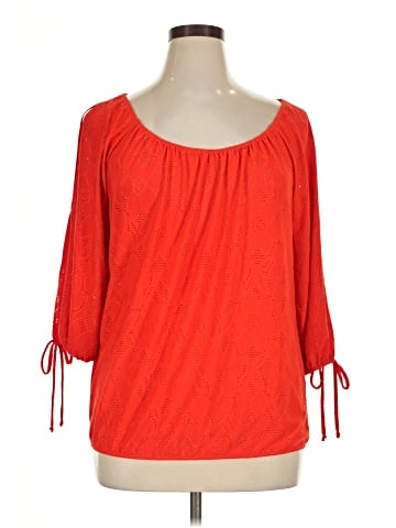 Perseption Concept 3/4 Sleeve Blouse (view 1)