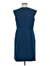 Ann Taylor LOFT Solid Blue Casual Dress Size 6 - photo 2