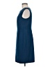 Ann Taylor LOFT Solid Blue Casual Dress Size 6 - photo 5