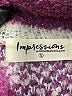 Impressions Color Block Purple Poncho Size S - photo 7
