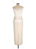 Talbots Metallic Ivory Cocktail Dress Size 10 - photo 2