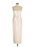 Talbots Metallic Ivory Cocktail Dress Size 10 - photo 1