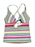 Roxy Stripes Pink Swimsuit Top Size S - photo 1