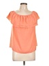 Bold Elements 100% Polyester Orange Short Sleeve Top Size L - photo 1