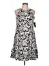 MSK Graphic Black Cocktail Dress Size L - photo 1