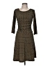 En Focus Studio Argyle Brown Casual Dress Size 8 - photo 1