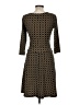 En Focus Studio Argyle Brown Casual Dress Size 8 - photo 2