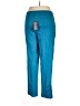 Woman Within Solid Teal Track Pants Size 14 (M) - photo 2