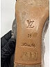 Louis Vuitton Metallic Ivory Metallic Leather Ballet Flats Size EU 38 - photo 4