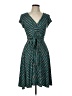 Ruby Rox Chevron-herringbone Teal Casual Dress Size L - photo 1