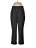 Hilary Radley Stripes Black Casual Pants Size L - photo 1