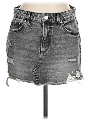 Zara Denim Skirt (view 1)