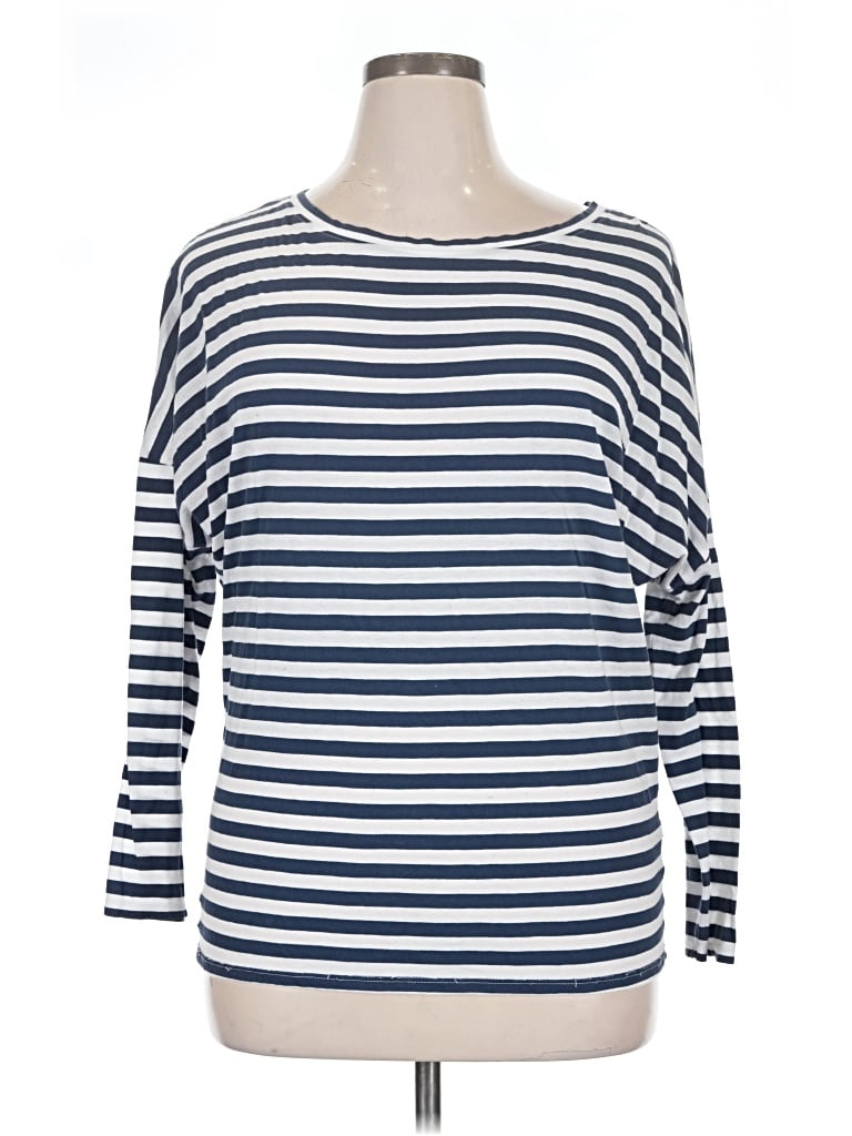 Pre-owned Lilly Pulitzer 3/4 Sleeve T-shirt In Blue