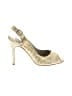 Manolo Blahnik Gold Heels Size EU 40 1/2 - photo 1