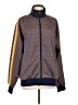 Jane Wang Plaid Blue Track Jacket Size L - photo 1