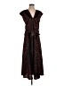 Thakoon 100% Polyester Paisley Brown Casual Dress Size 4 - photo 1