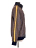 Jane Wang Plaid Blue Track Jacket Size L - photo 4