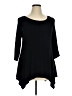 Green Envelope Black 3/4 Sleeve Top Size 1X - photo 1