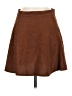 Shein 100% Polyester Solid Brown Casual Skirt Size 6 - photo 2