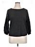 Adrienne Vittadini Gray Pullover Sweater Size XL - photo 1