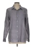 Gap Outlet Houndstooth Gray Long Sleeve Button-Down Shirt Size L - photo 1