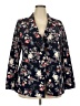 Lane Bryant Floral Blue Blazer Size 18 - photo 1