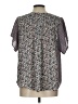 Meraki Gray Short Sleeve Blouse Size L - photo 2