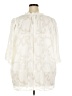 Rose + Olive 100% Polyester Ivory 3/4 Sleeve Blouse Size 2X - photo 2
