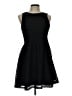 Xhilaration 100% Polyester Chevron-herringbone Black Cocktail Dress Size L - photo 1